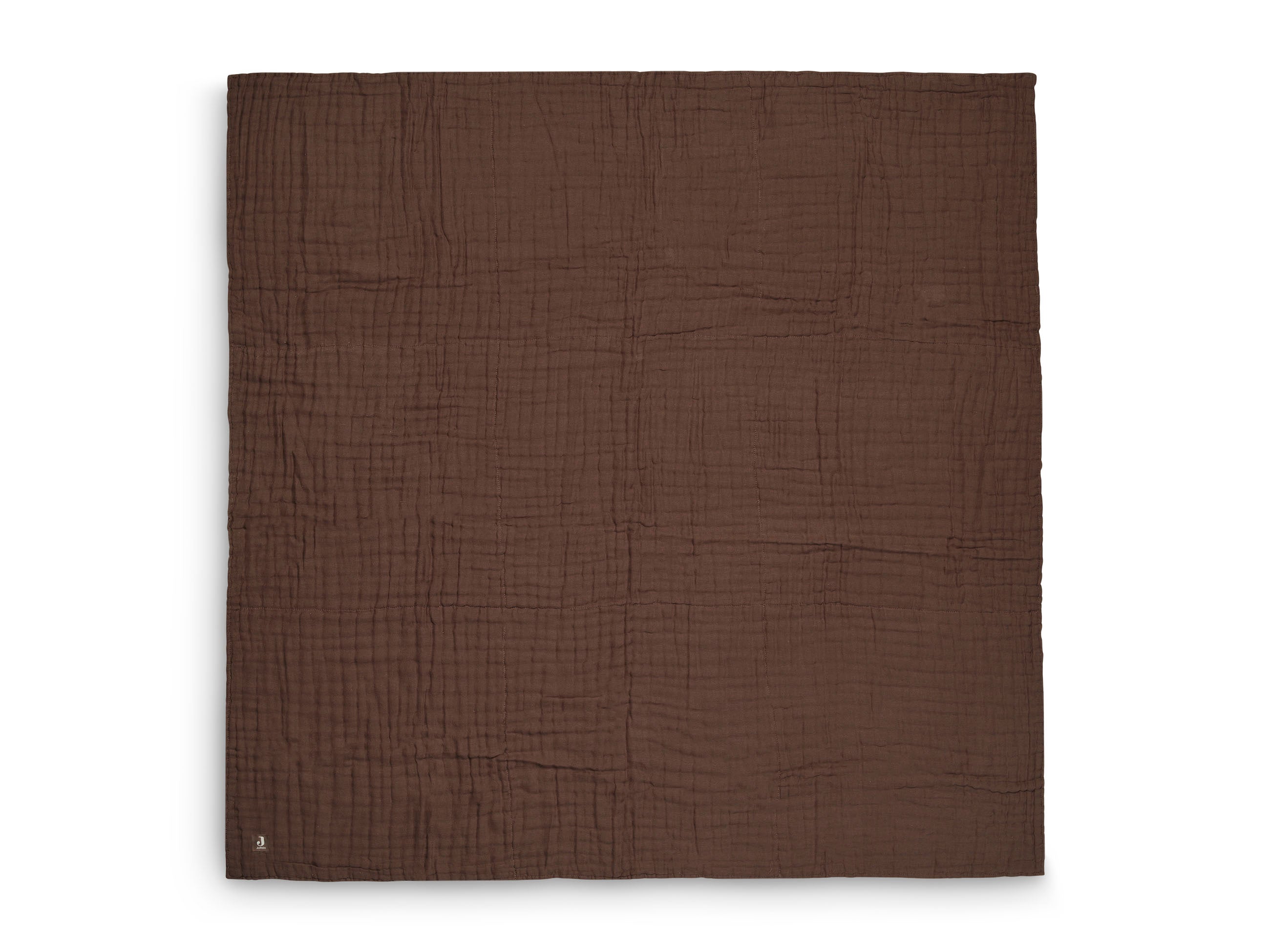 Jollein blanket wrinkled cotton 75x100 chestnut