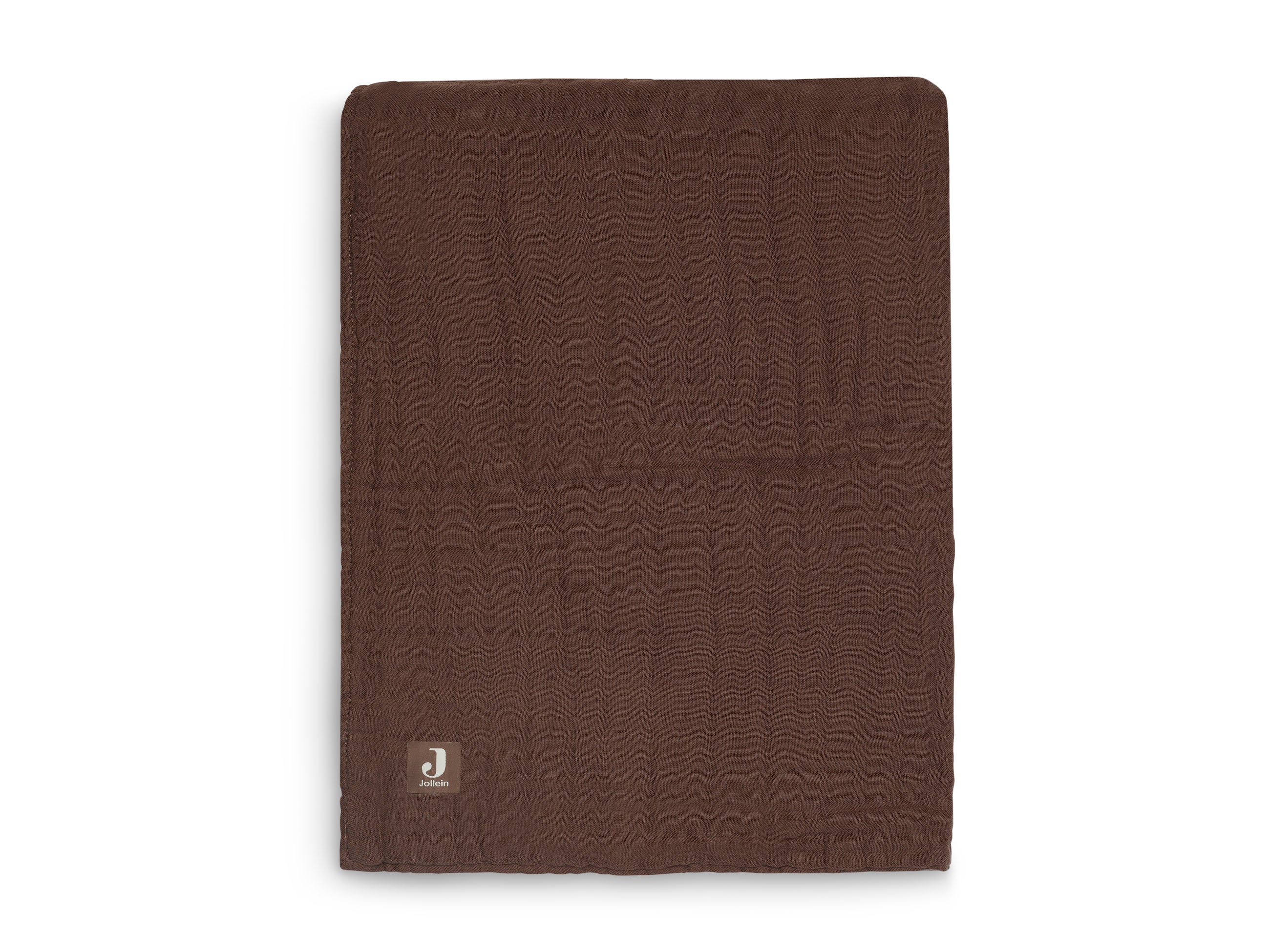 Jollein blanket wrinkled cotton 75x100 chestnut