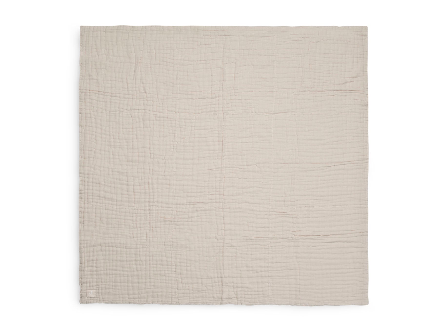 Jollein blanket wrinkled cotton 75x100 nougat