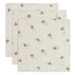 Jollein mouth cloth muslin rose hip 3-pack