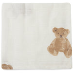 Jollein mouth cloth muslin teddy bear 3-pack