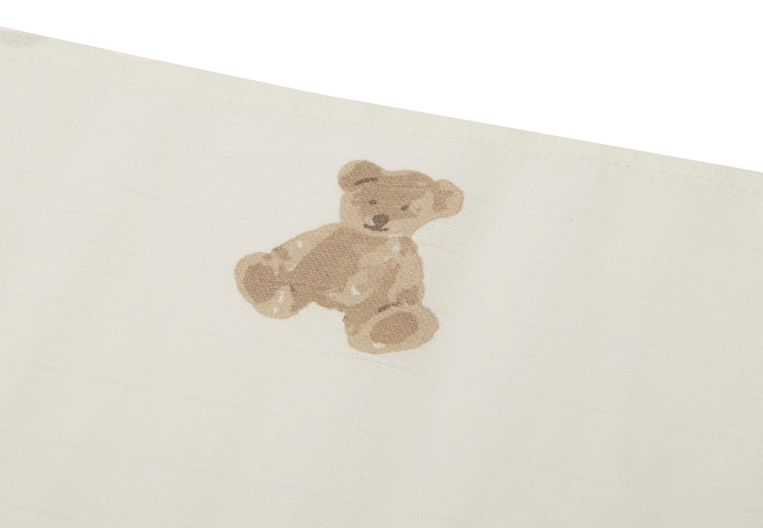 Jollein muslin cloth 70cm teddy bear 3-pack