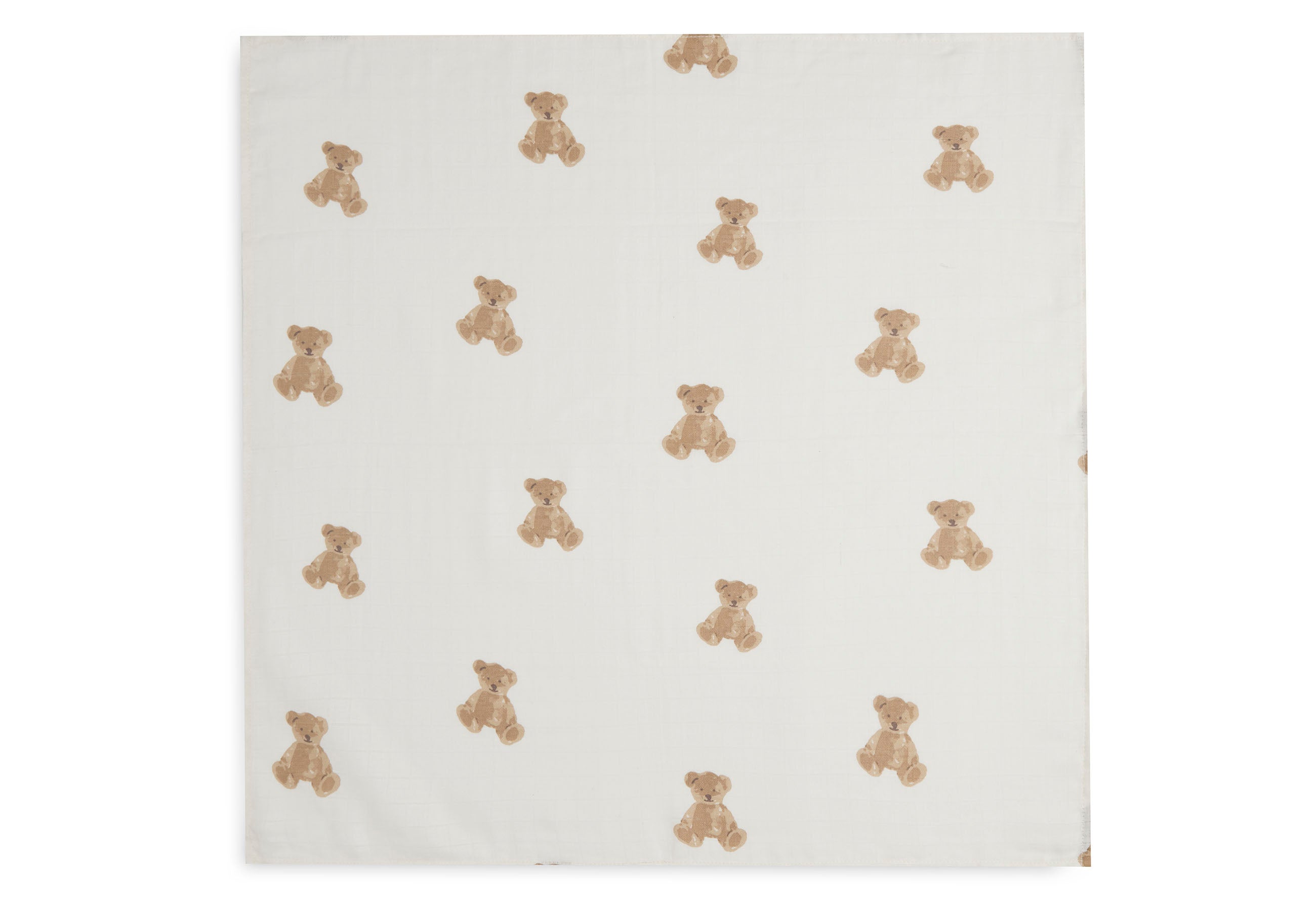 Jollein muslin cloth 70cm teddy bear 3-pack