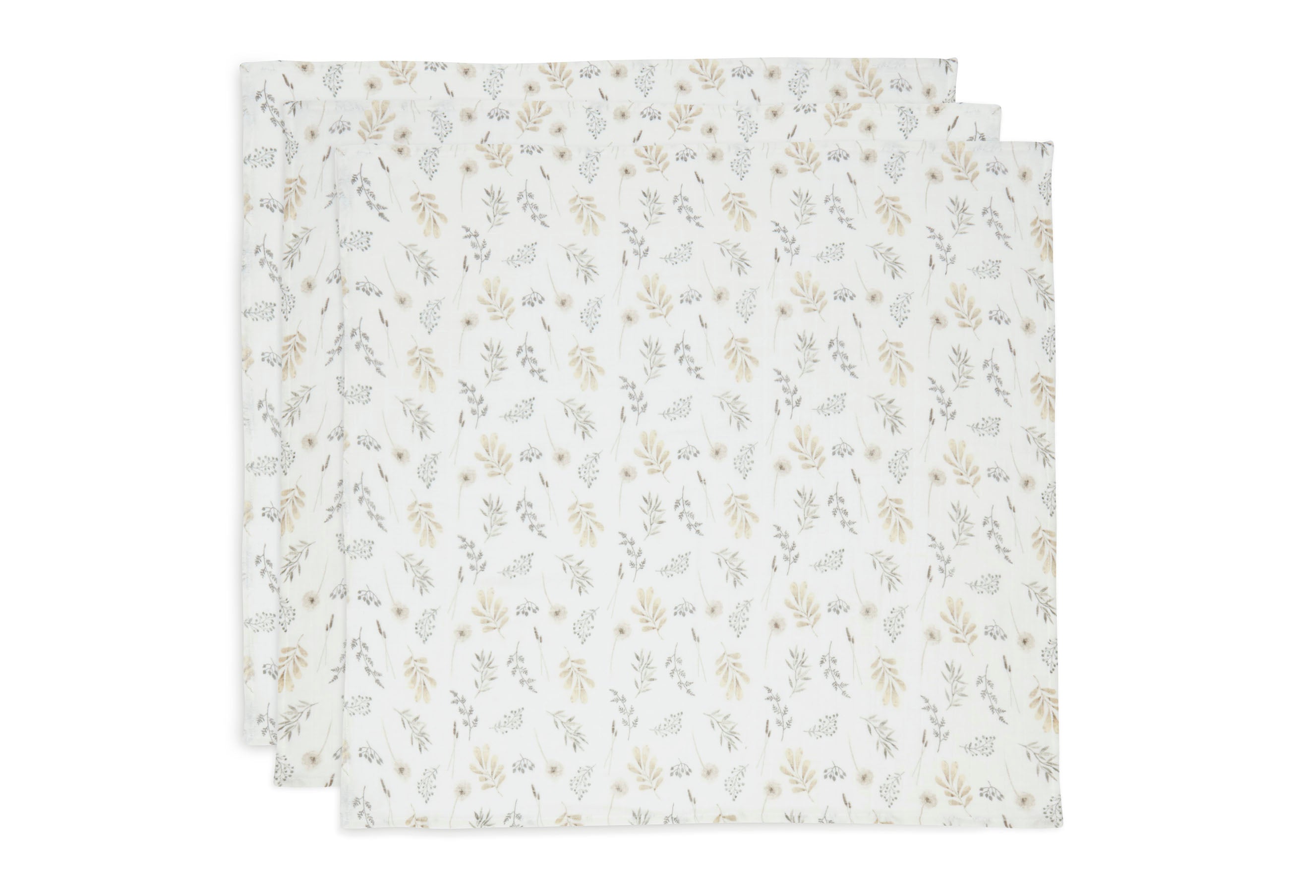 Jollein muslin cloth 70cm wild flowers 3-pack