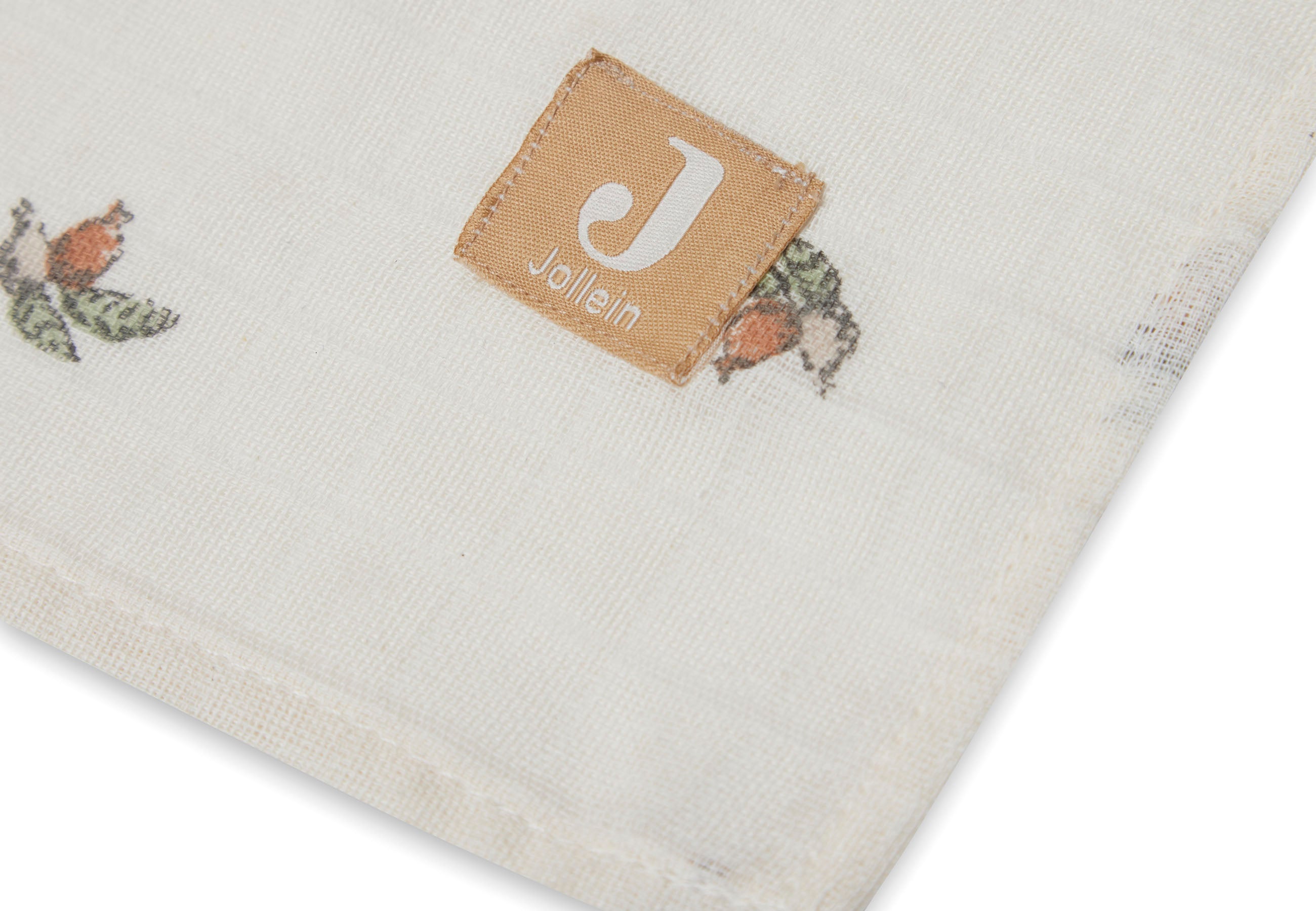 Jollein Muslin Swaddle large muslin cloth 115cm rose hip