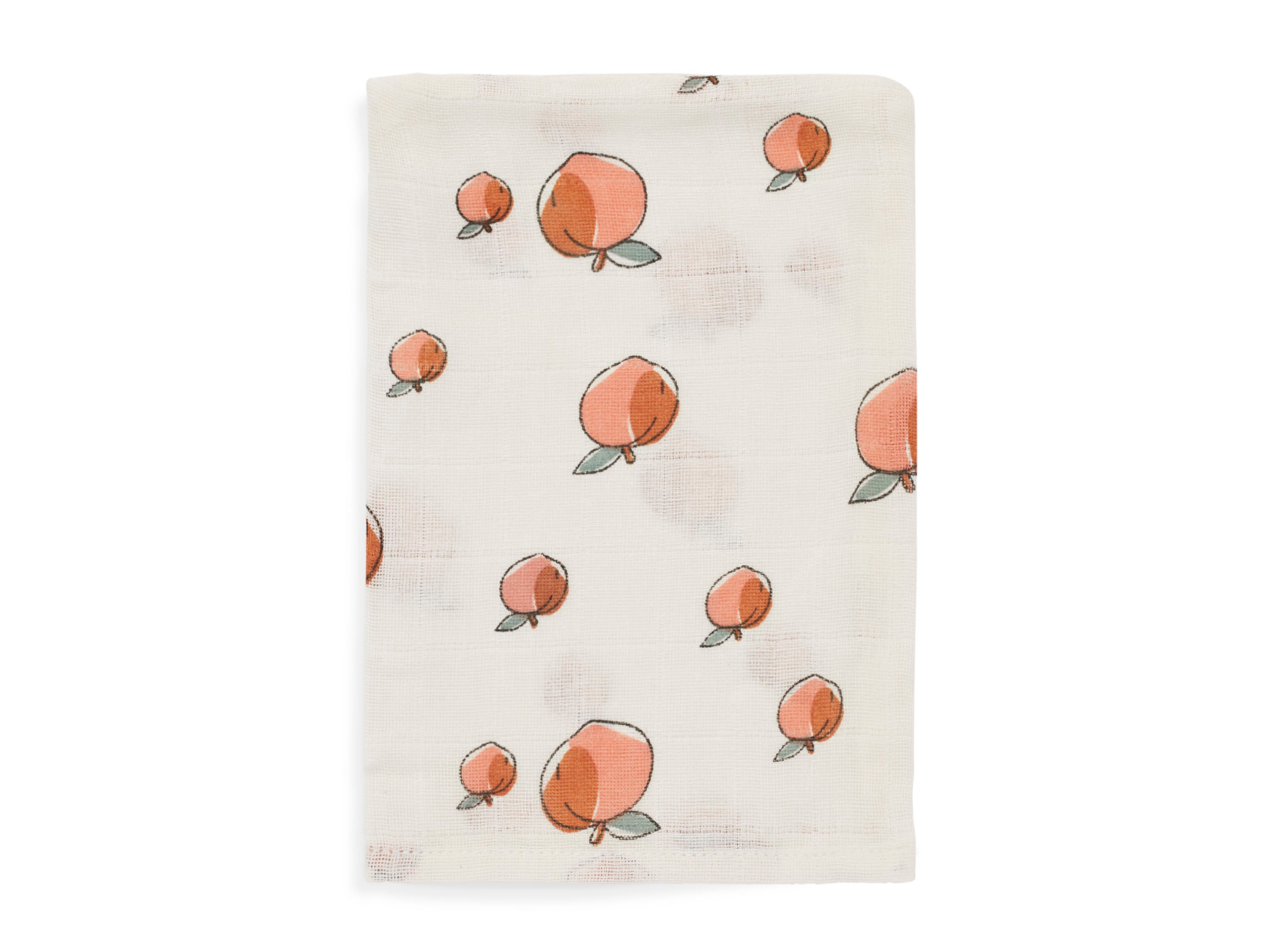 Jollein muslin wash cloth peach 3-pack