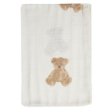 Jollein muslin wash cloth teddy bear 3-pack