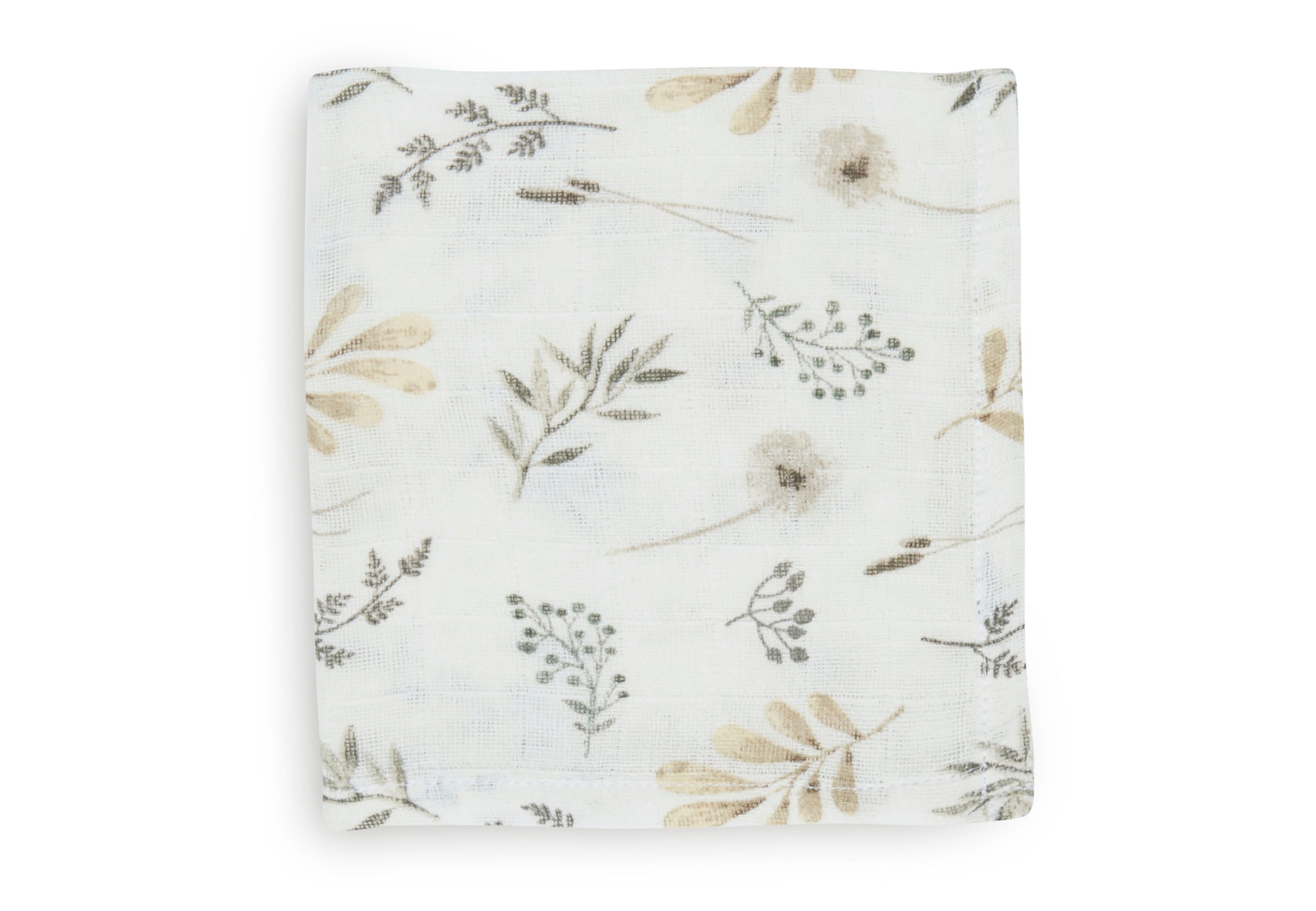 Jollein muslin wash cloth wild flowers 3-pack