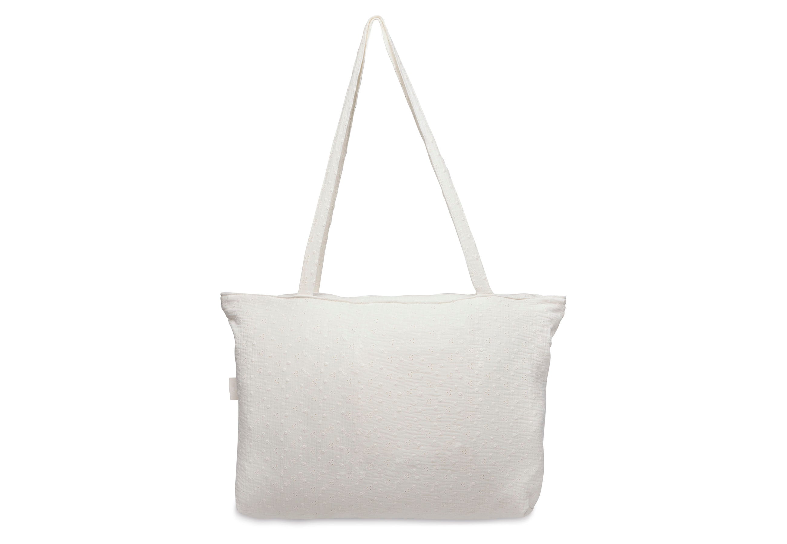 Jollein diaper bag shopper embroidery ivory