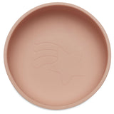 jollein silicone bowl pale pink