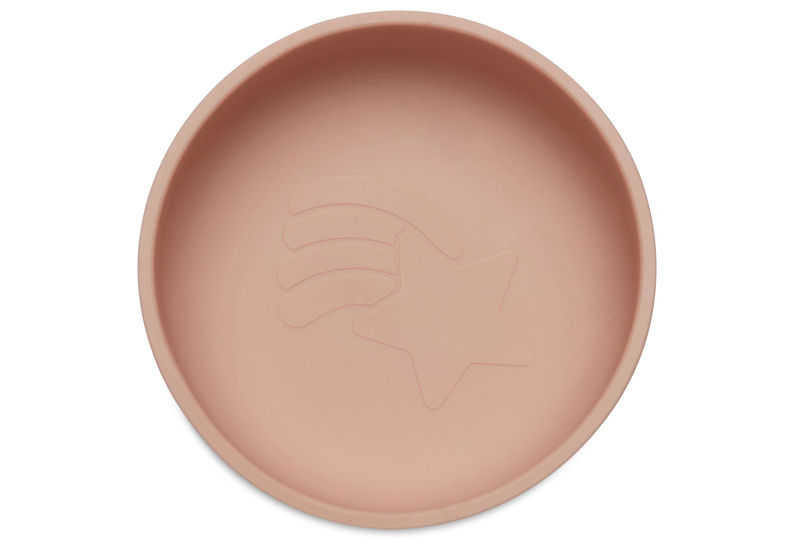 jollein silicone bowl pale pink