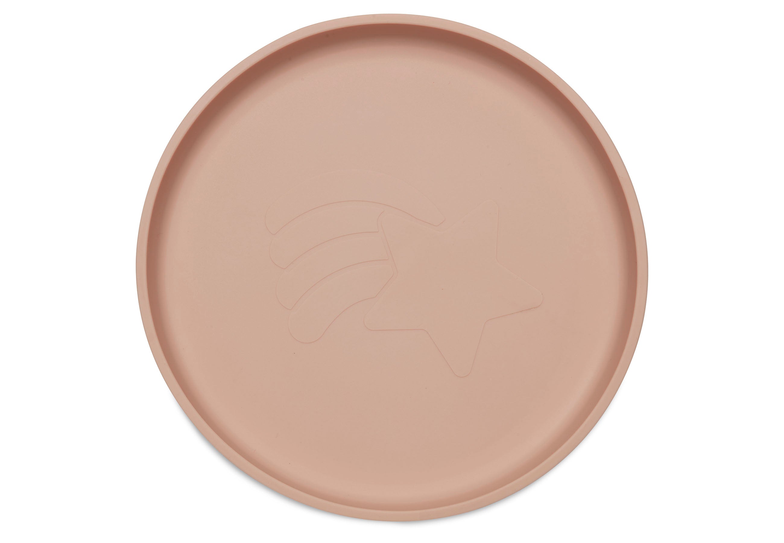 jollein silicone plate pale pink