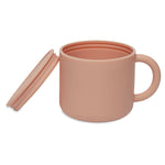 jollein silicone snack cup pale pink