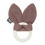 Jollein silicone teether bunny ears chestnut