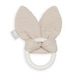 Jollein silicone teether bunny ears nougat