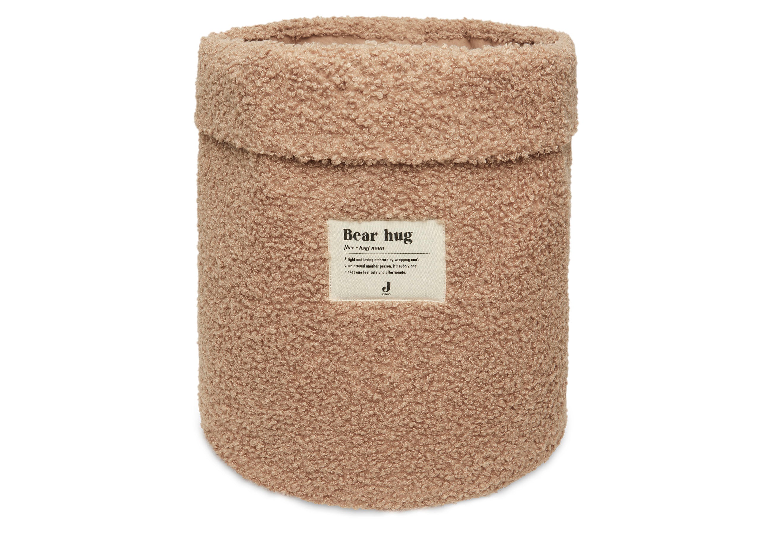 Jollein storage basket boucle biscuit