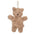 Jollein teddy bear pacifier cloth biscuit