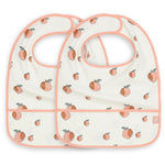 Waterproof bib peach