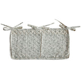 Mushie crib pocket eucalyptus