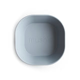 Mushie dinner bowl square cloud 2-pack