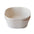 Mushie dinner bowl square ivory 2-pack