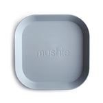 Mushie dinner plate square cloud 2-pack