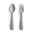 Mushie fork and spoon set cloud