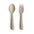 mushie fork and spoon set vanilla