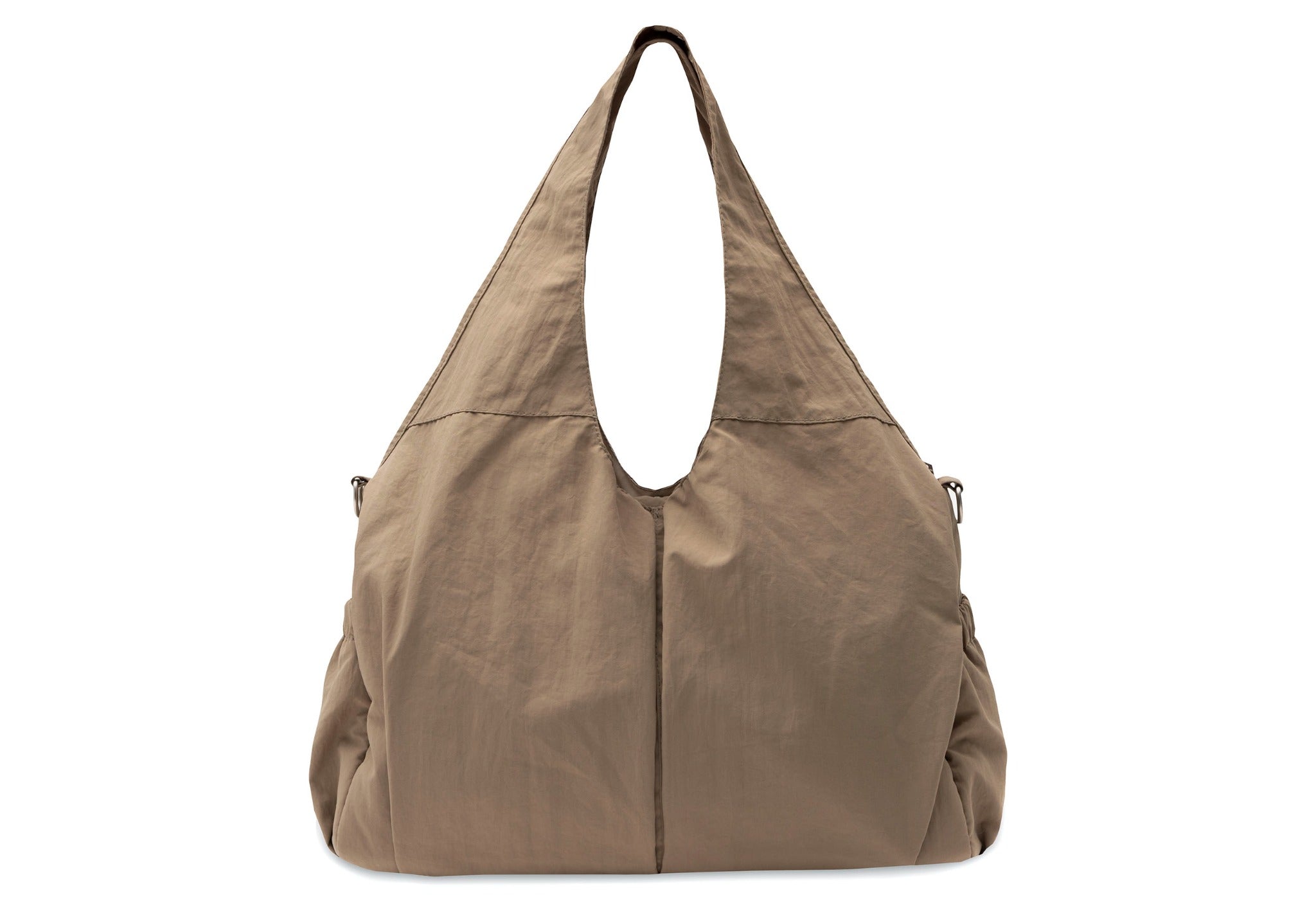 Jollein Urban diaper bag in Earthy, rear view with carry handles