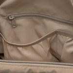 Jollein Urban diaper bag in Earthy, interior pockets and zipped compartment