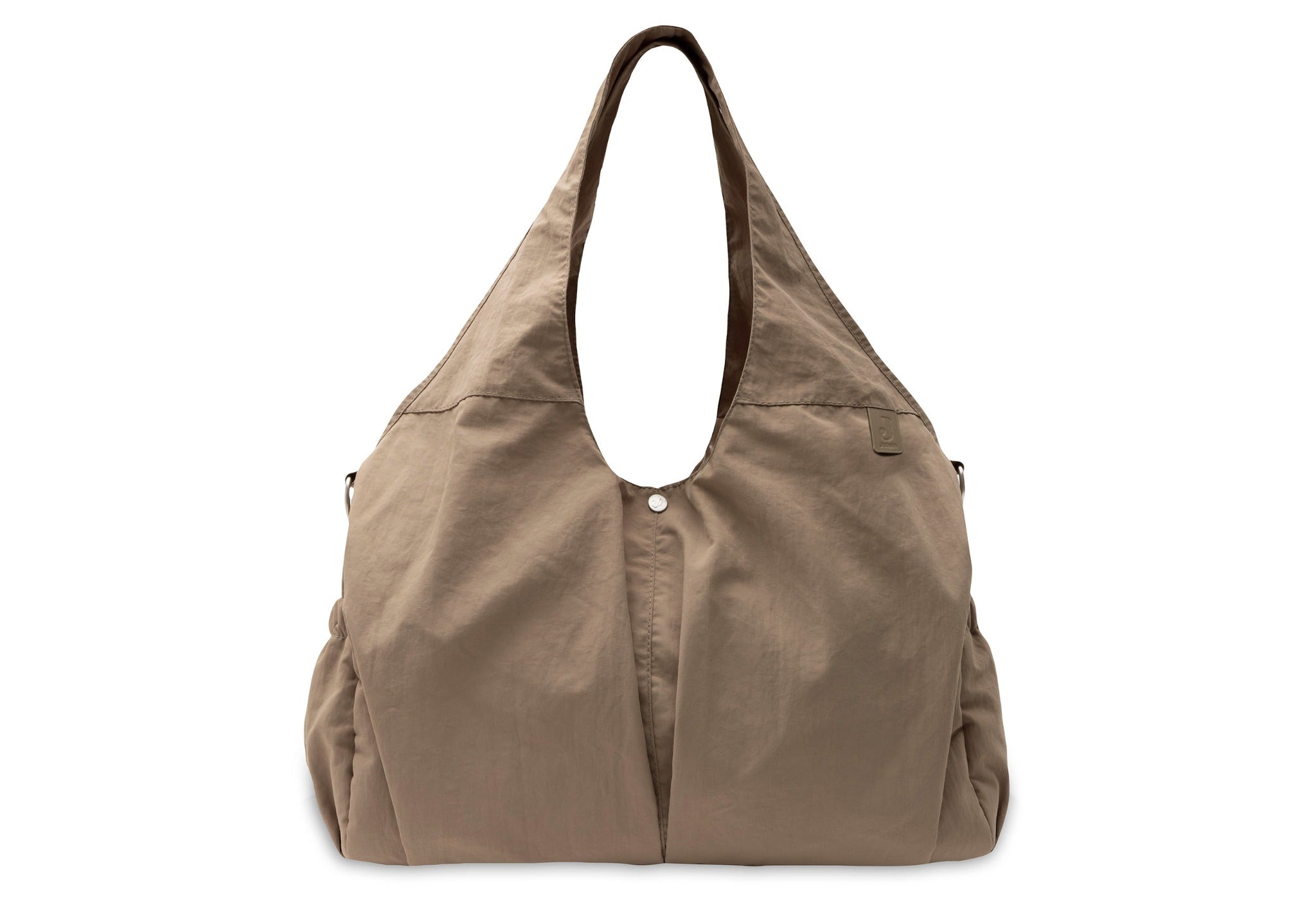 Jollein Urban diaper bag in Earthy with carry handles, front view