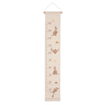 Jollein Kangaroots growth chart in cream with kangaroo illustrations, full view