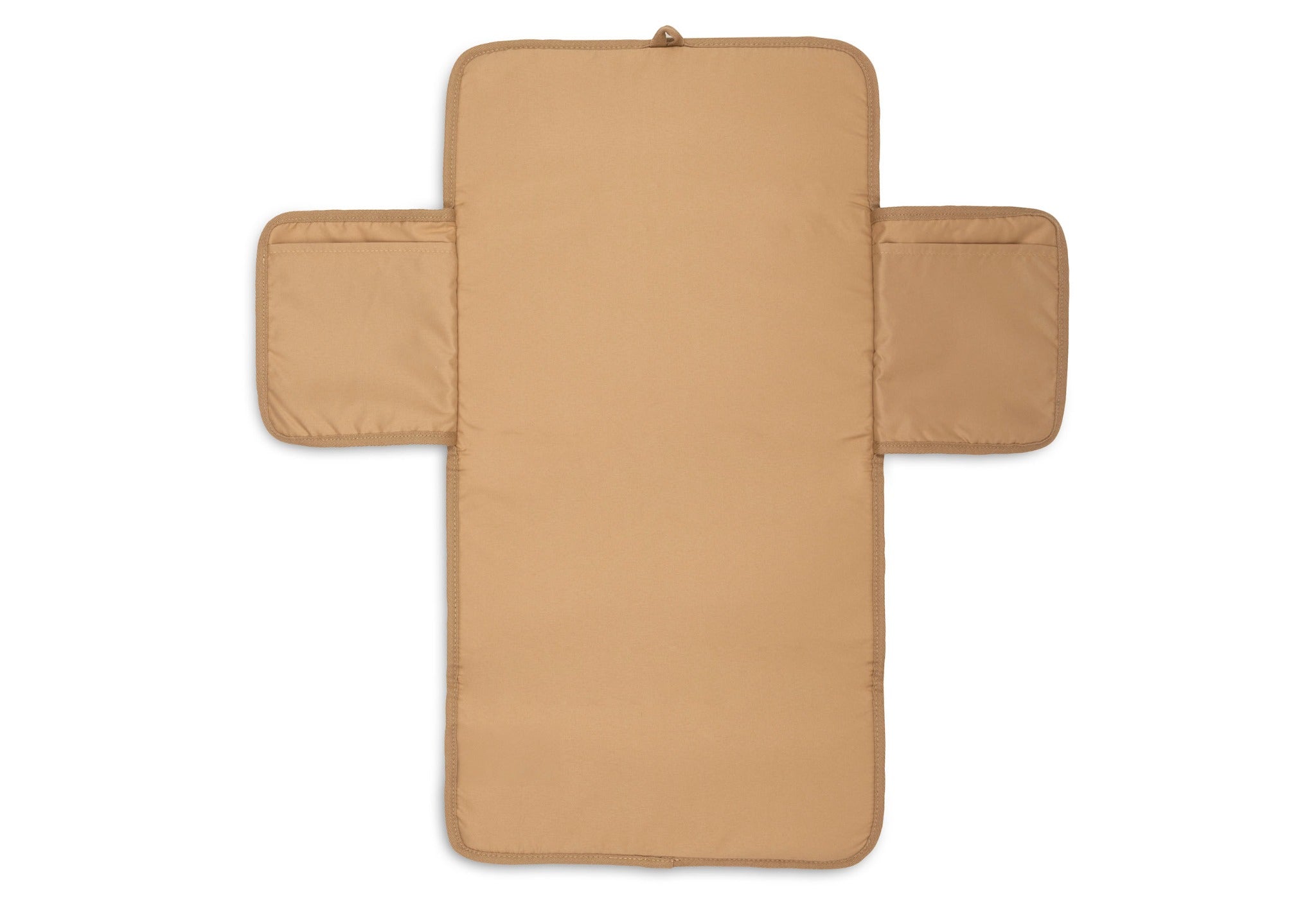 Jollein Little Waffle changing pad in Mini Teddy Bear, unfolded brown interior
