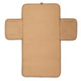 Jollein Little Waffle changing pad in Mini Teddy Bear, unfolded brown interior