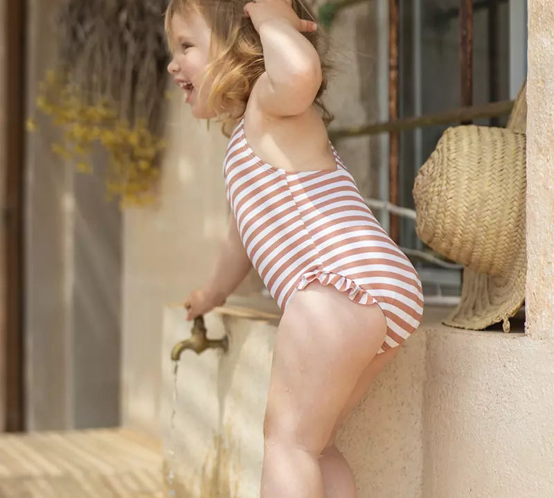 1+ In the family | Margherita Swimsuit - Apricot
