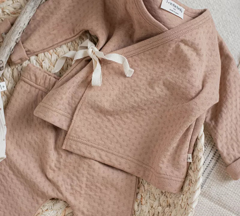 1+ In the family | Giotto Top Long Sleeves - Clay