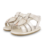 Donsje | Baby Shoes Tuti Sky Golden Beetle - Off White Metallic Leather