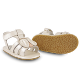 Donsje | Baby Shoes Tuti Sky Golden Beetle - Off White Metallic Leather