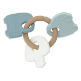Jollein | Silicone Teething Ring Keychain - On The Go