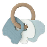 Jollein | Silicone Teething Ring Keychain - On The Go