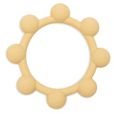 Jollein sun-shaped silicone teething ring in Vanilla