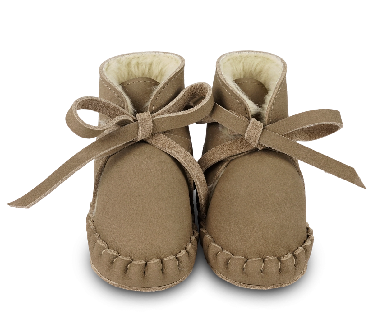 Donsje | Baby Shoes Pina Classic Booties - Truffle Nubuck