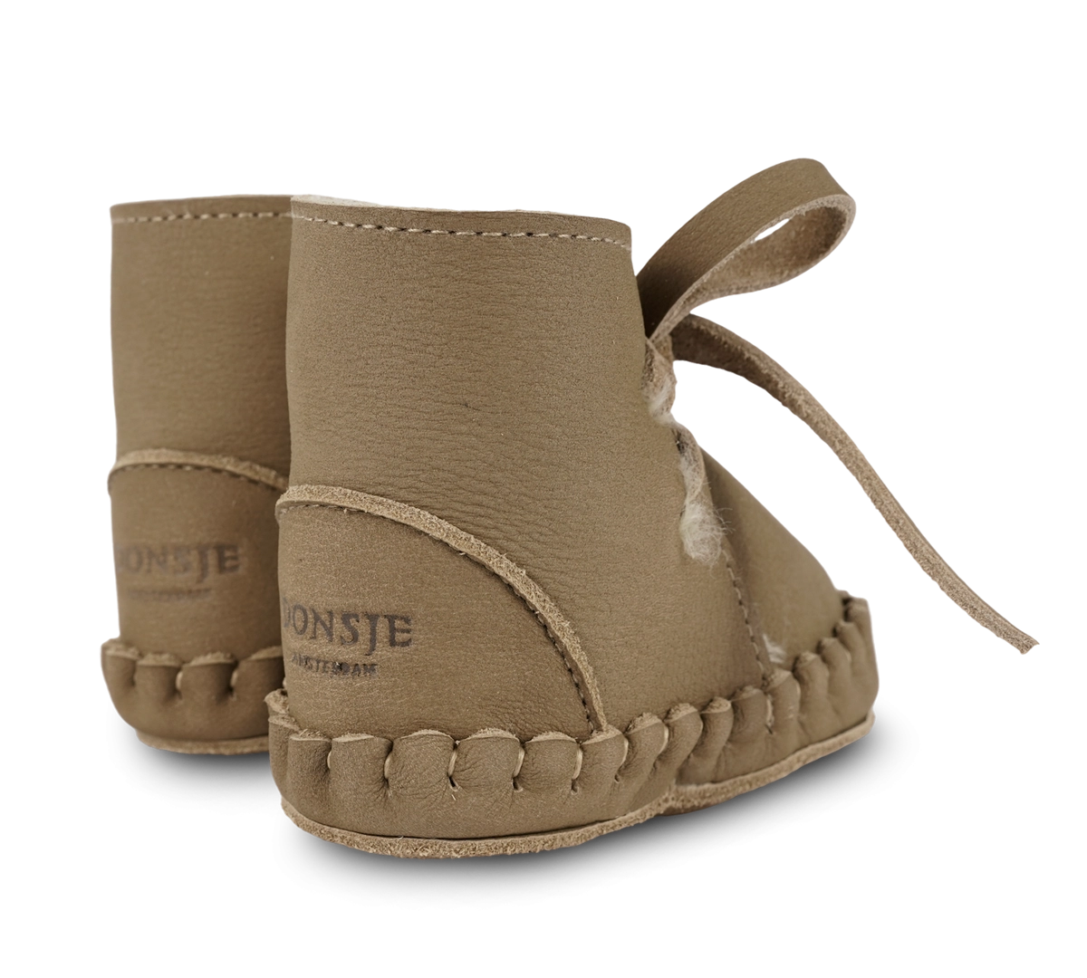 Donsje | Baby Shoes Pina Classic Booties - Truffle Nubuck