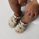 Donsje | Baby Shoes Tuti Fields Sandals Daisy - Off White Leather