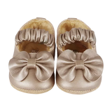 Donsje | Baby Shoes Neni Ballerinas - Powder Metallic Nubuck