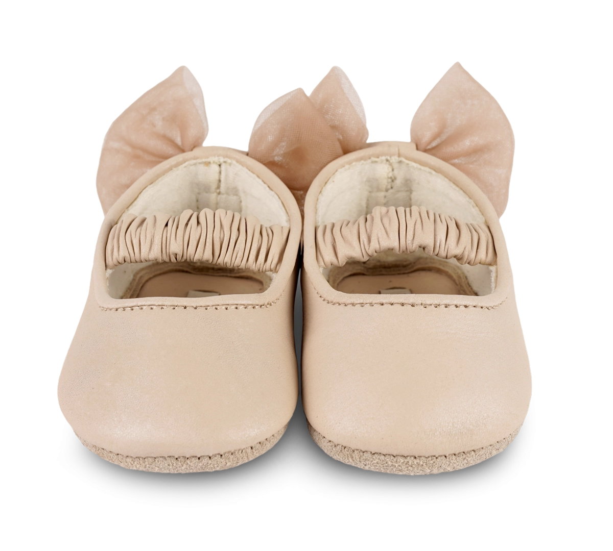 Donsje | Baby Shoes Luyax Ballerinas - Powder Metallic Nubuck