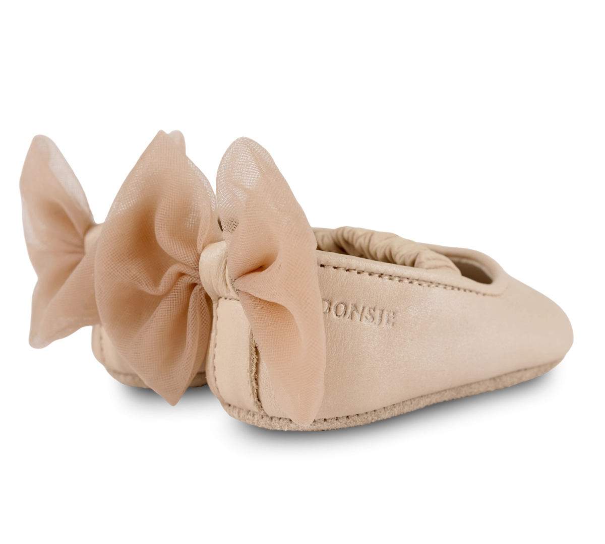 Donsje | Baby Shoes Luyax Ballerinas - Powder Metallic Nubuck
