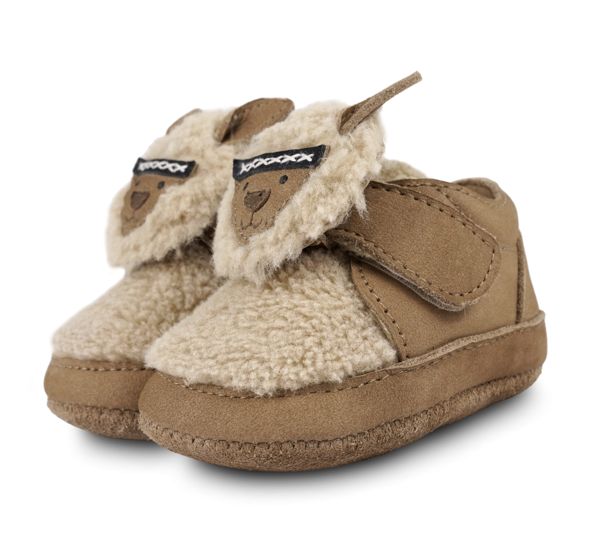 Donsje | Baby Shoes Matijn Sneakers Alpaca - Truffle Nubuck