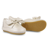 Donsje | Baby Shoes Mileau Sneakers - Off White Metallic Leather