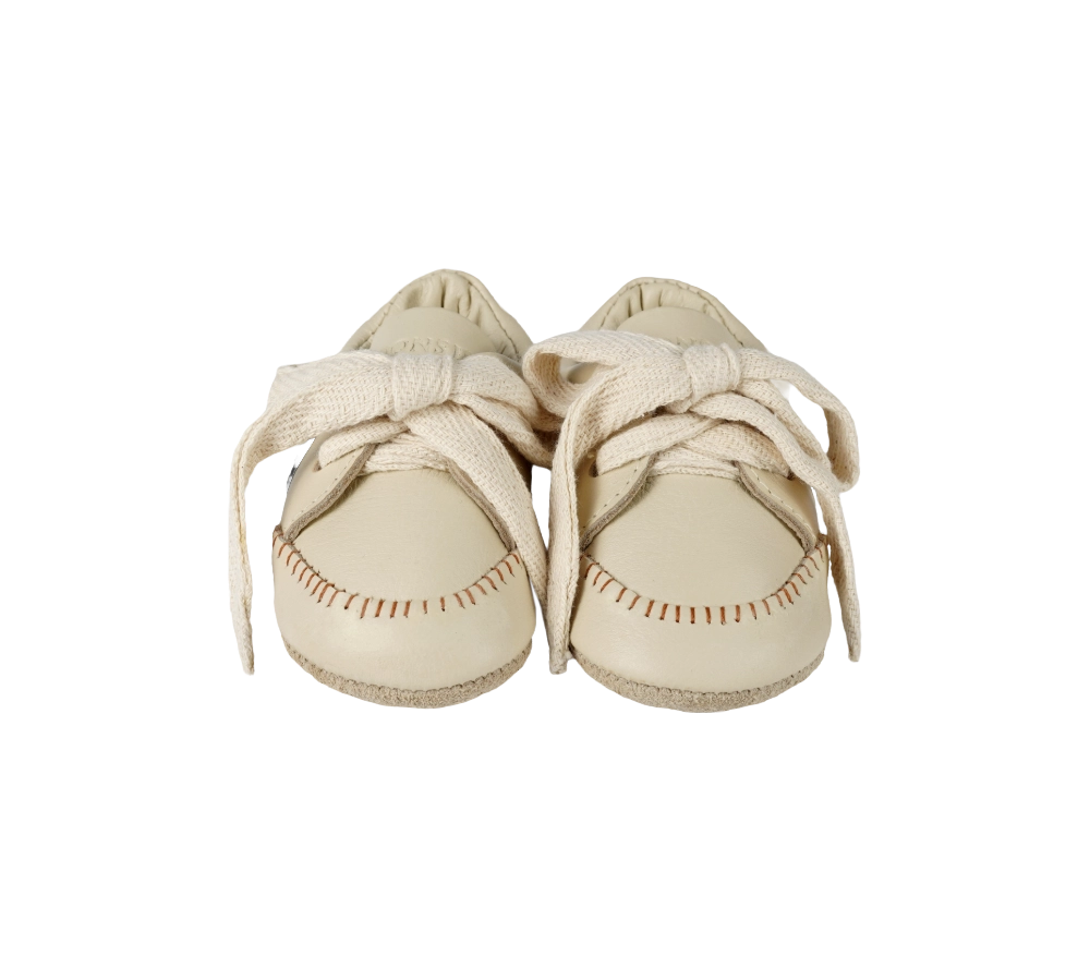 Donsje - Baby Shoes Olav Sneakers - Cream Leather